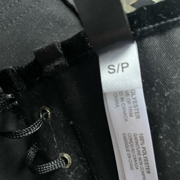 Coquette Corset Black/Silver Black Lace Bustier small - Picture 4 of 7